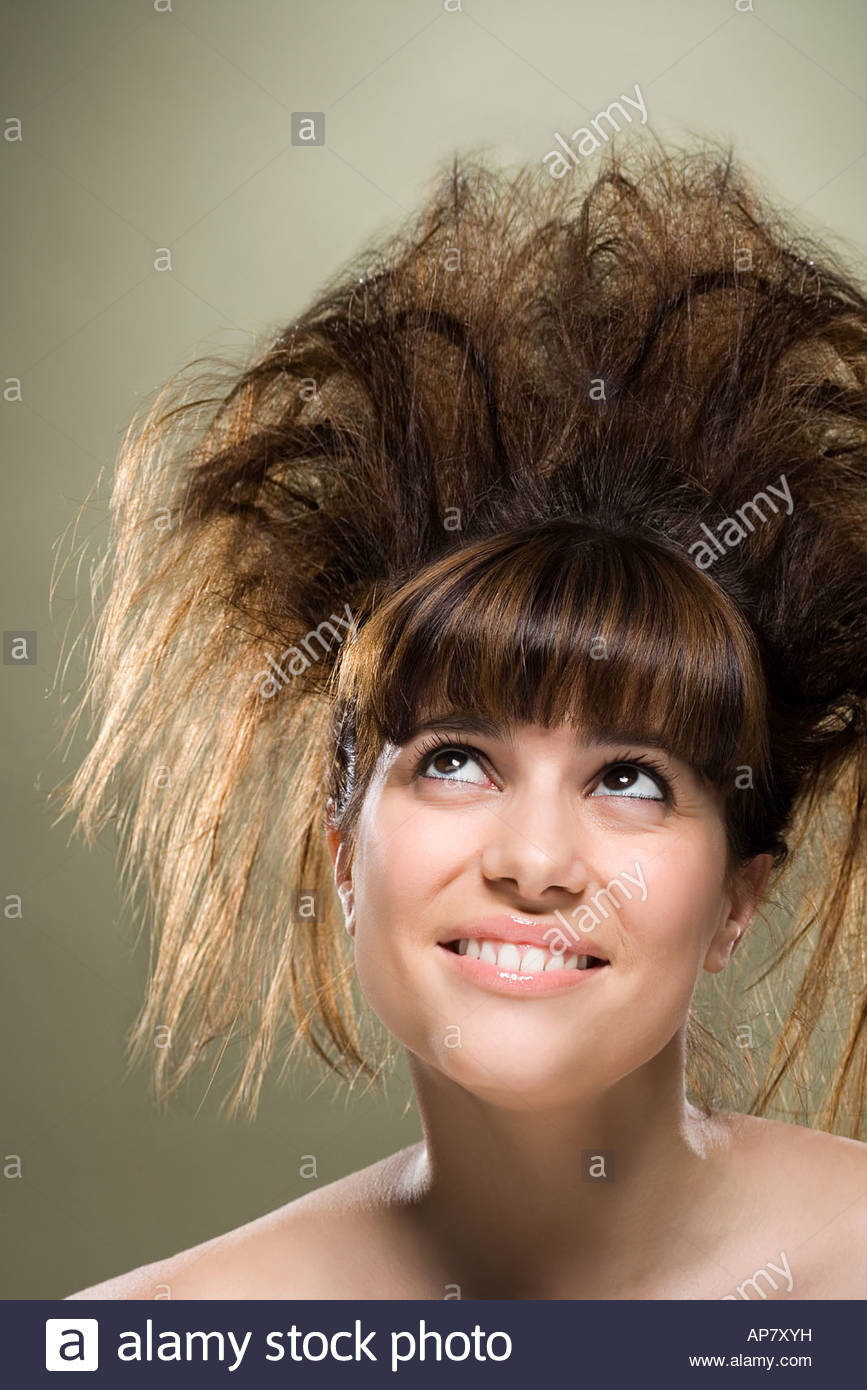 Backcombed Hairstyle Stock Photos Backcombed Hairstyle Stock