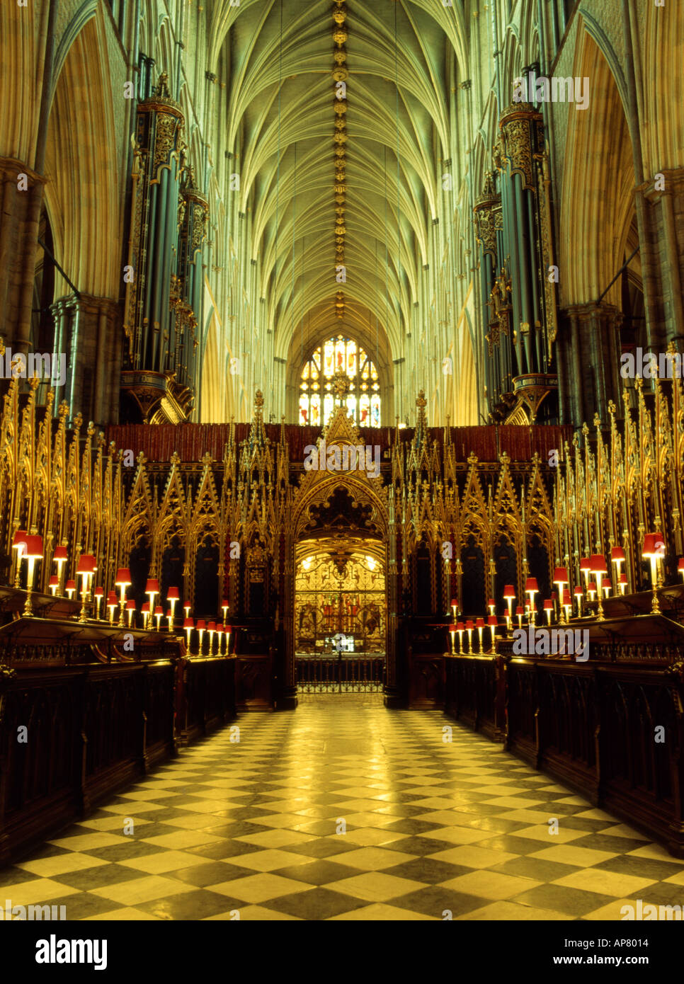 London Westminster abbey Choir Stock Photo