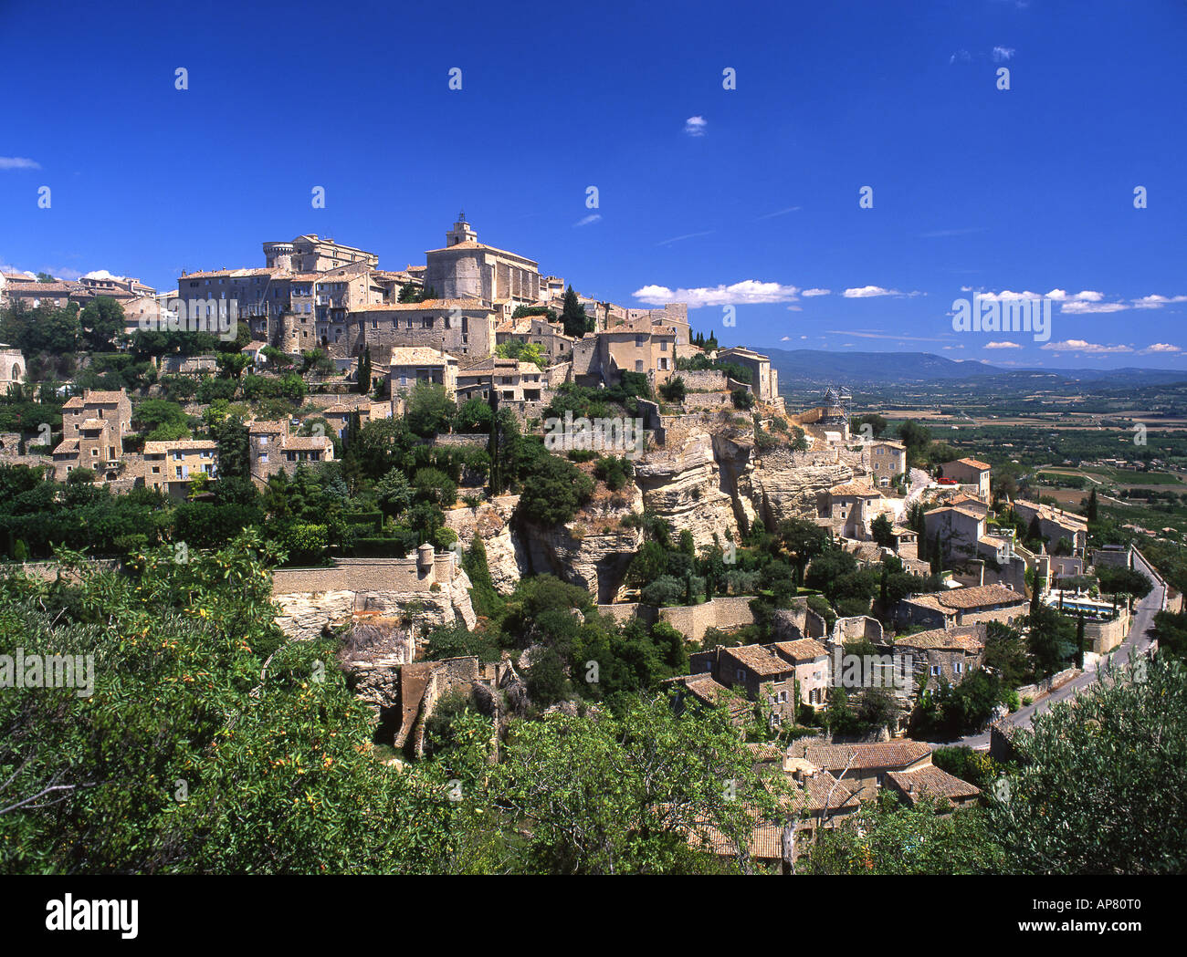 Gordes Medieval Hilltop Village In Luberon Vaucluse Provence France Stock Photo Alamy