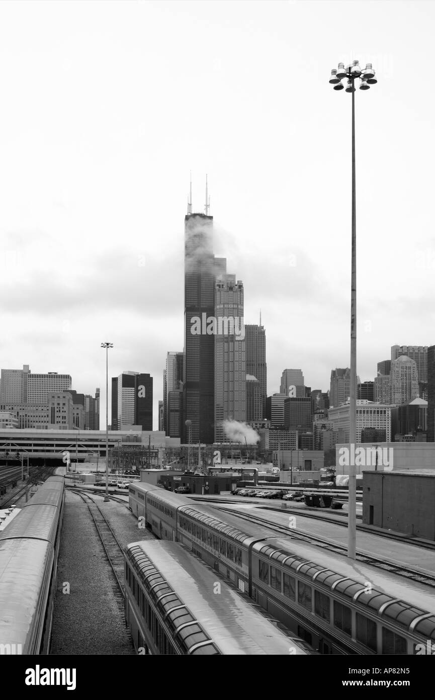 metra train cars at the train terminal chicago illinois trains rail