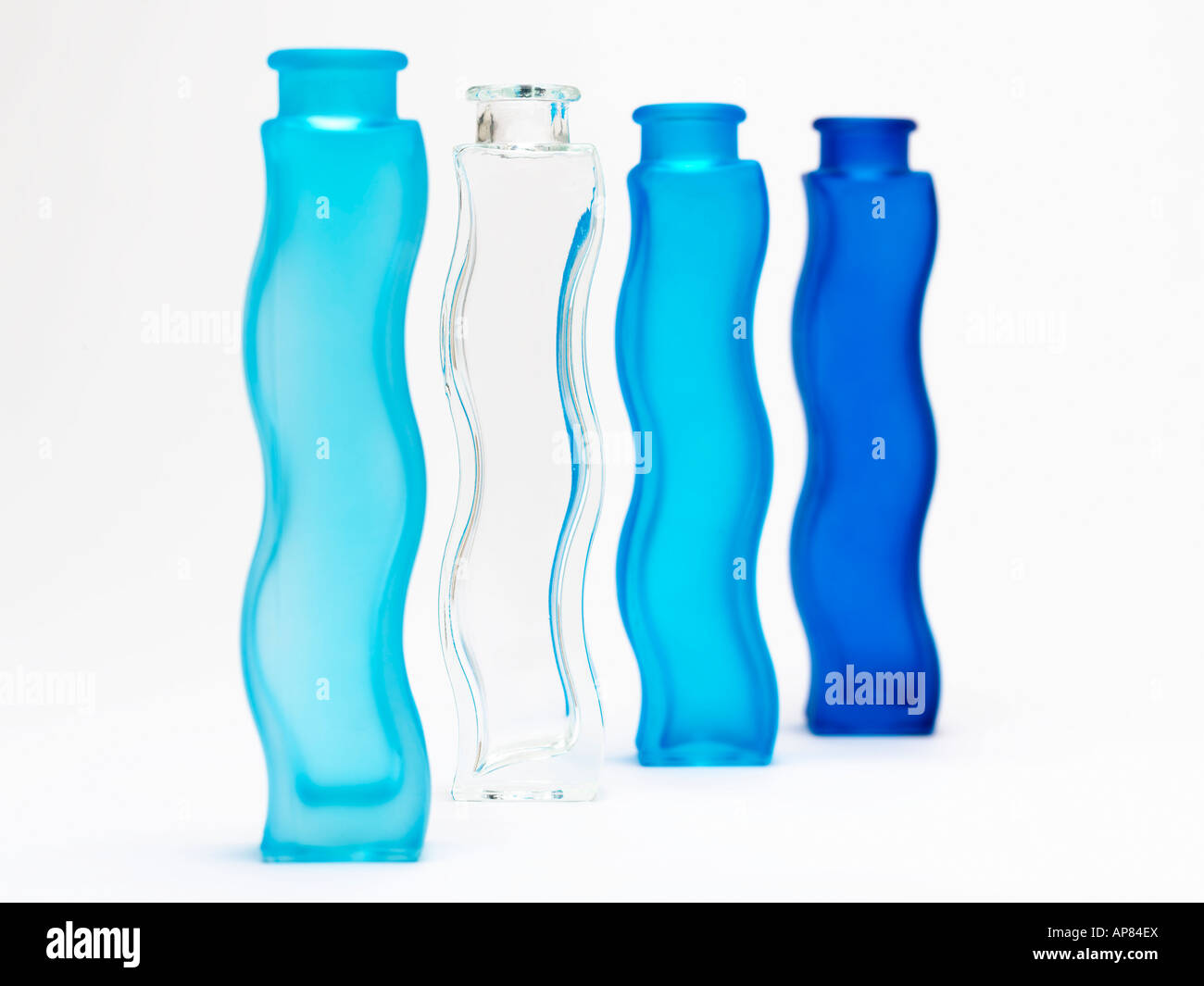 Coloured Glass Bottles Stock Photo Alamy