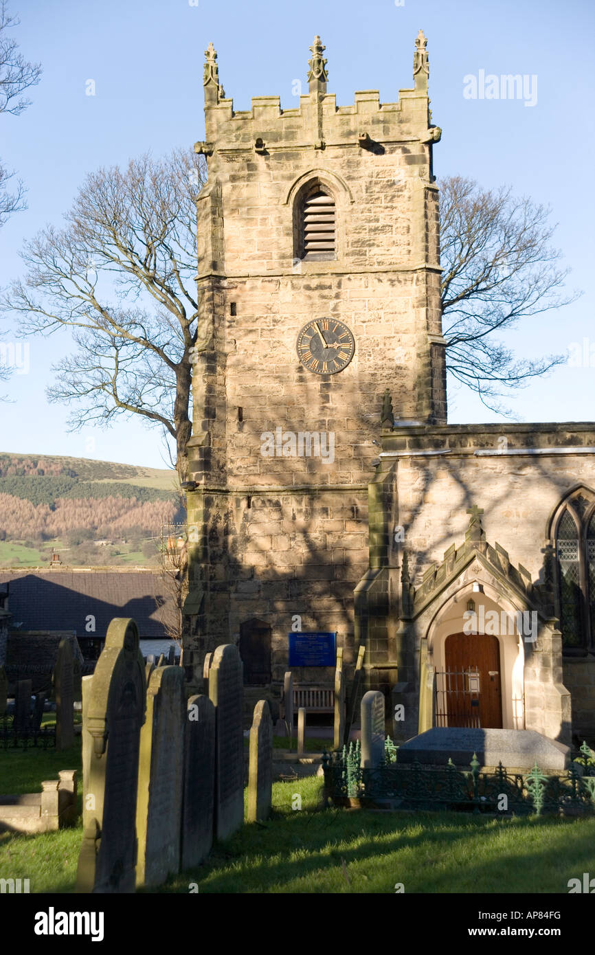 Castleton village church hi-res stock photography and images - Alamy