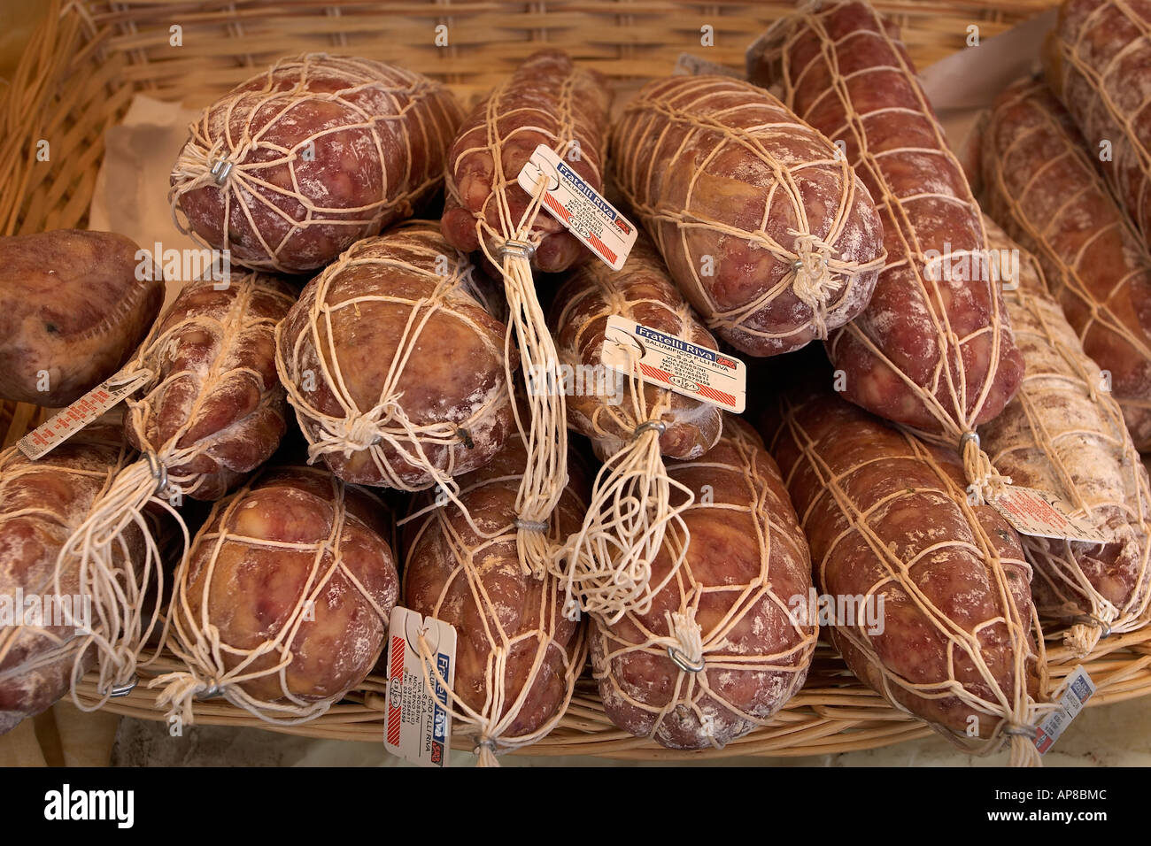 Salumi market italian fresh milano italiano fresco mercato carne hi-res  stock photography and images - Alamy