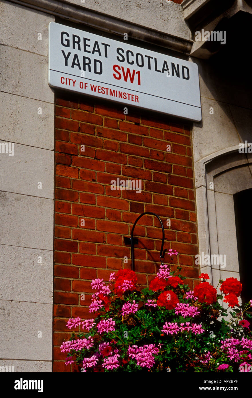 Great Scotland Yard London England Europe Stock Photo Alamy