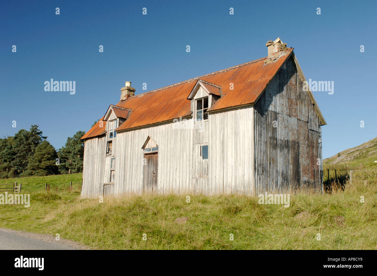 Farm Cottage, Listed Building, Blargie, Laggan. XPL 3450337 Stock