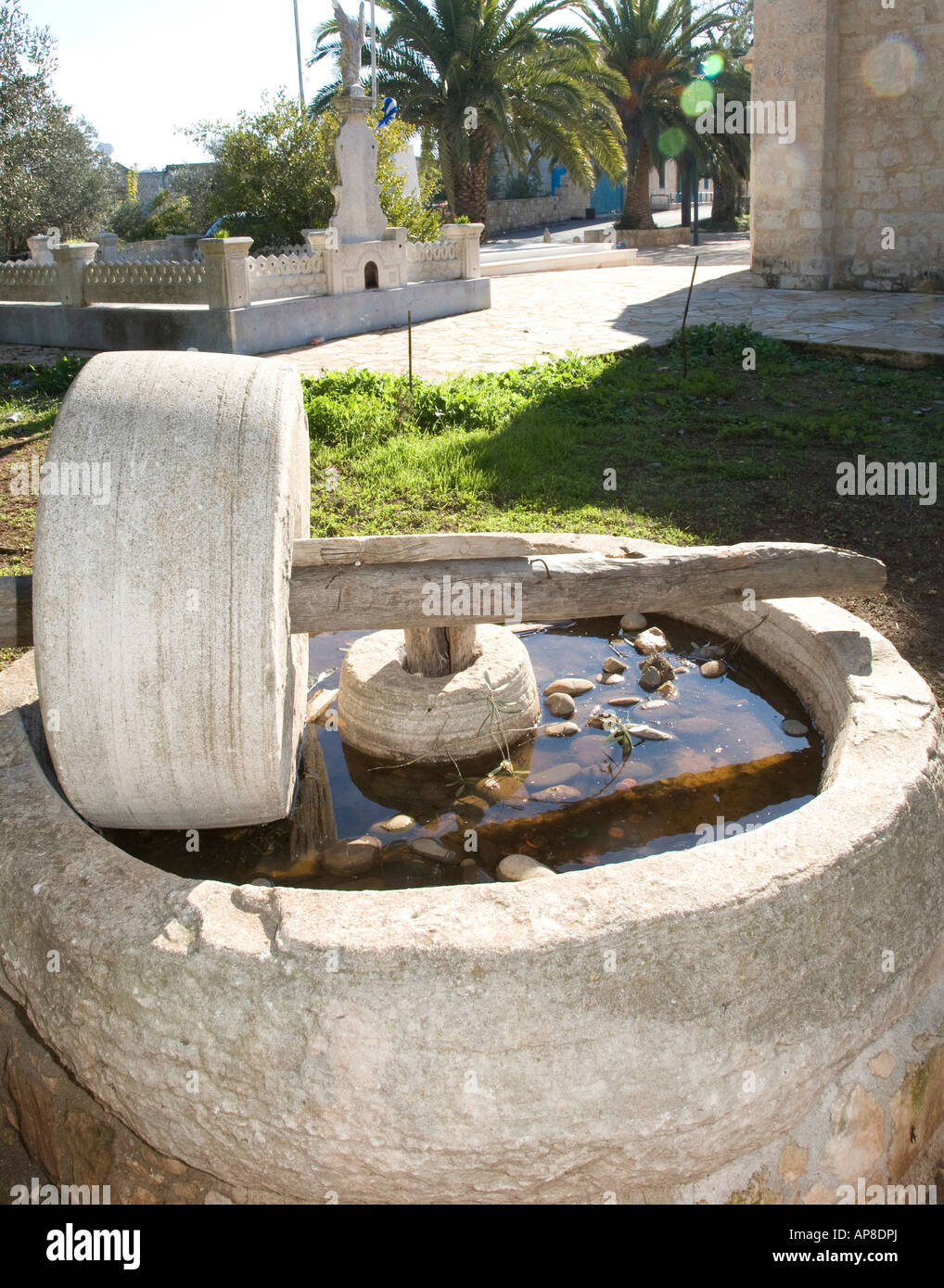 Antique olive press hi-res stock photography and images - Alamy