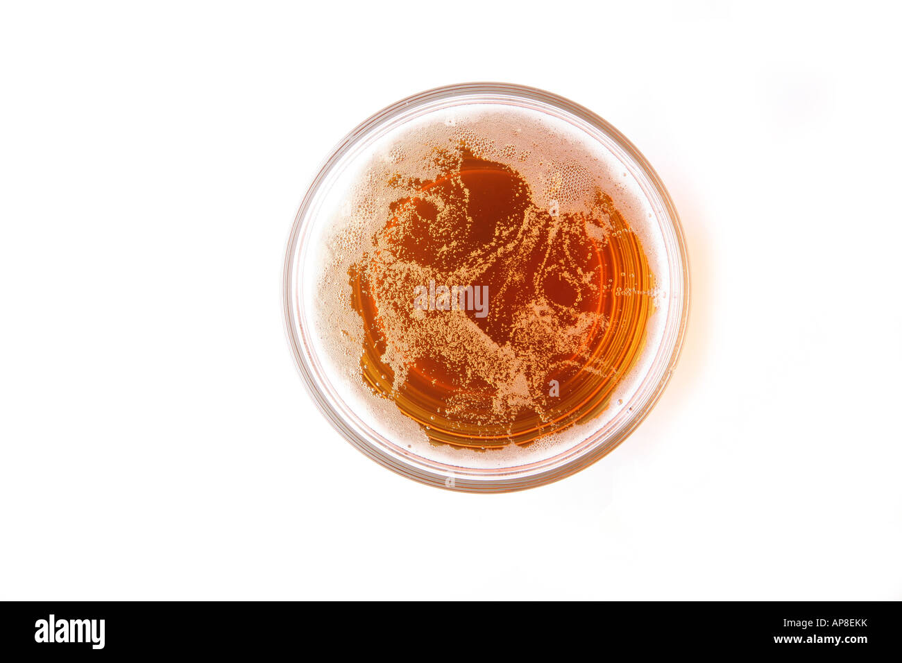 A glass of premium lager Stock Photo