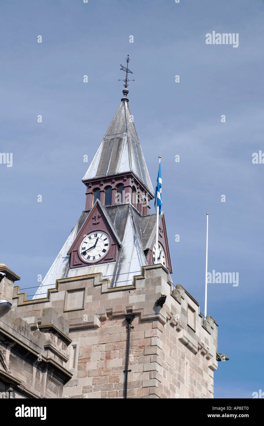 Nairn Town Clock Stock Photo