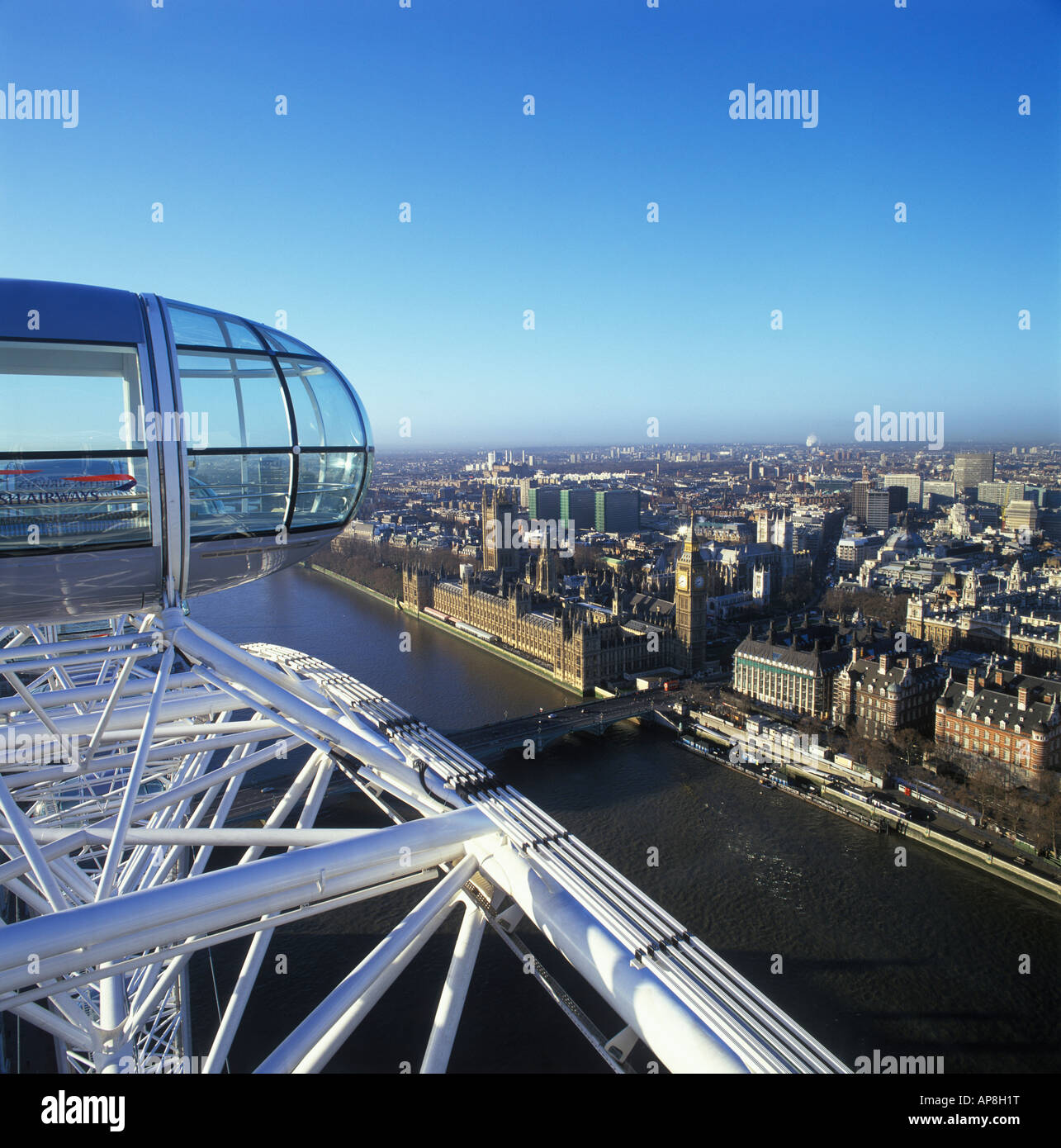 View london eye houses hi-res stock photography and images - Alamy