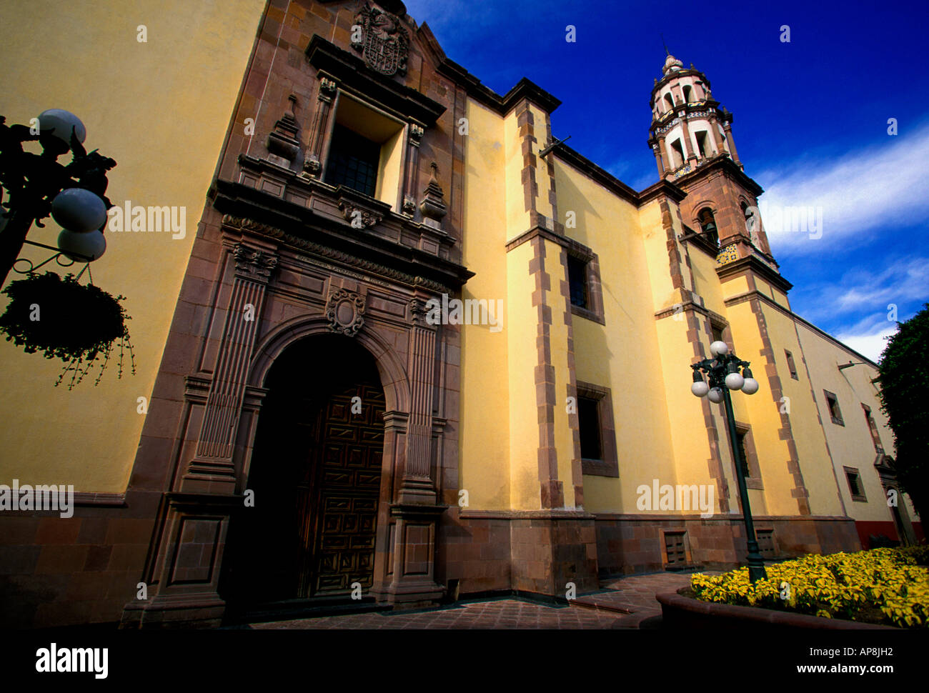 Santa Clara Church, Roman Catholic church, Catholic church, Roman Catholicism, Santiago de Queretaro, Queretaro, Queretaro State, Mexico Stock Photo