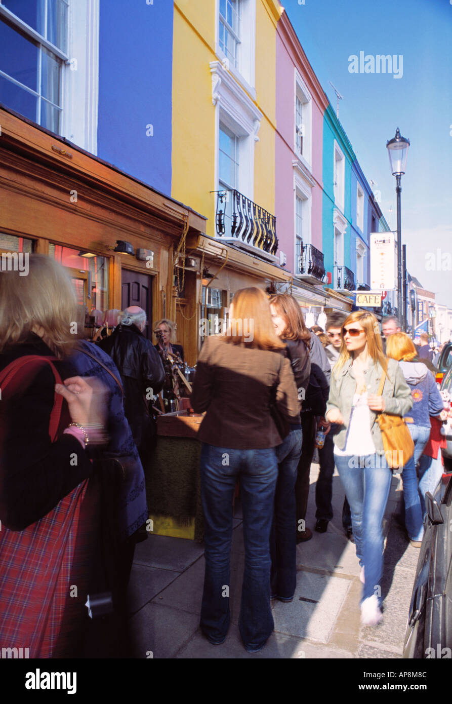 Portobello market london jewellery hires stock photography and images