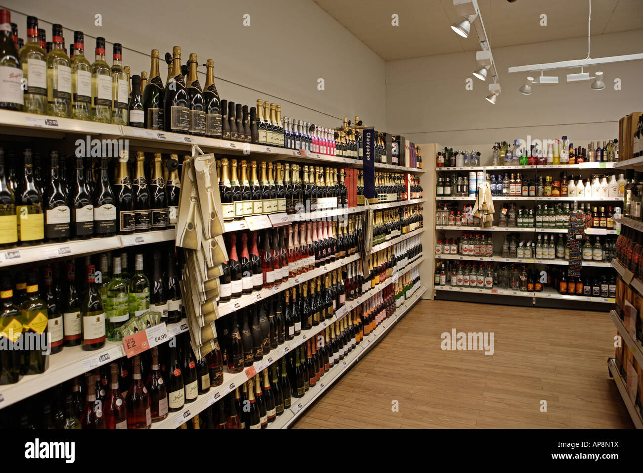 Wine and Spirits Stock Photo