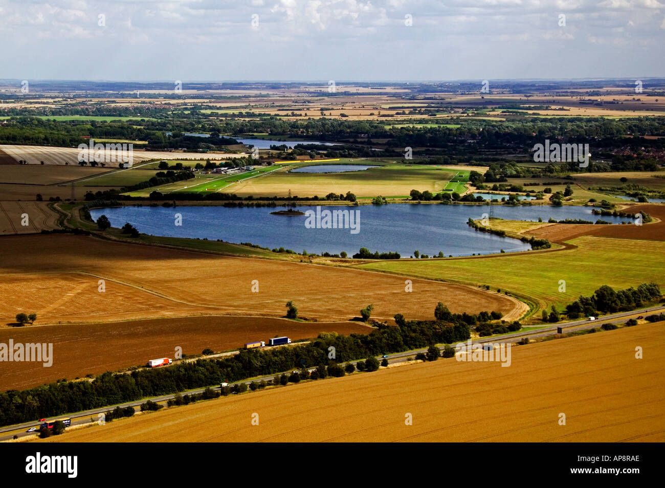 Aerial photography cambridgeshire hi-res stock photography and images ...