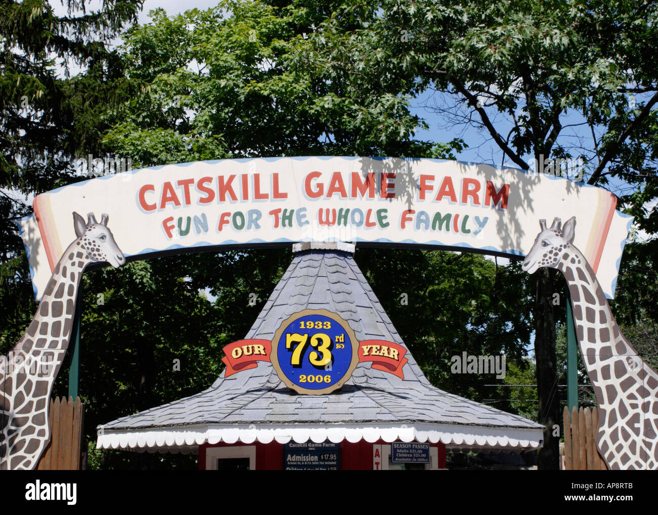 Catskill Game Farm Stock Photo Alamy