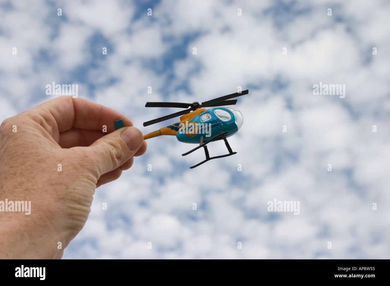 hand helicopter toy