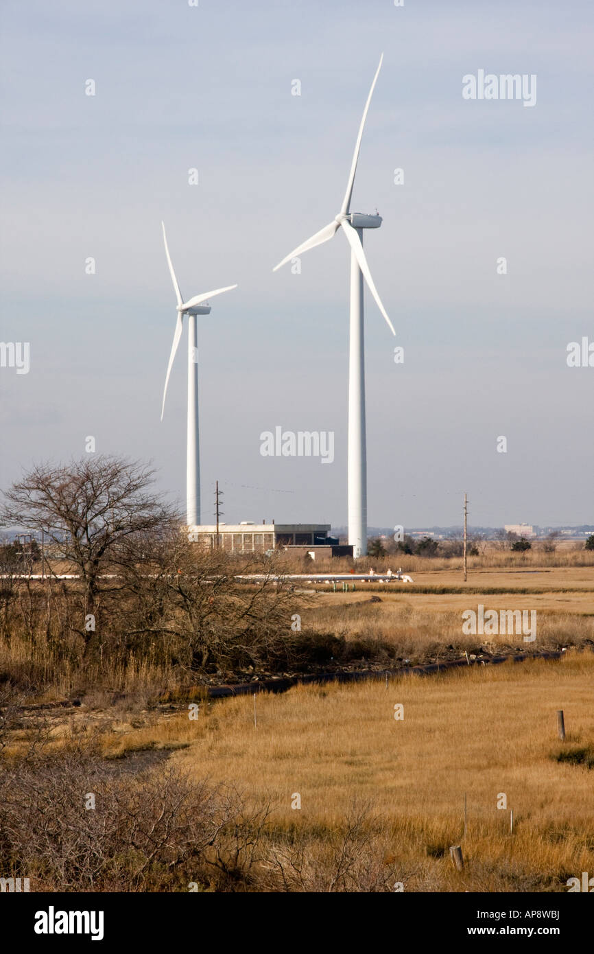 Wind Farm Atlantic city New Jersey USA Stock Photo Alamy