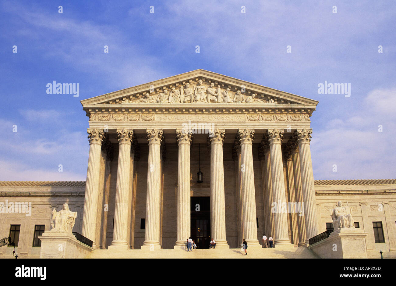 USA Washington DC The United States Supreme Court Exterior District of Columbia Stock Photo
