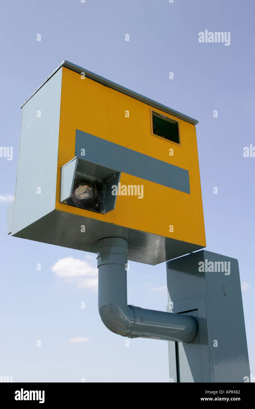 Gatso UK traffic speed camera used at shows for demonstration purposes Stock Photo