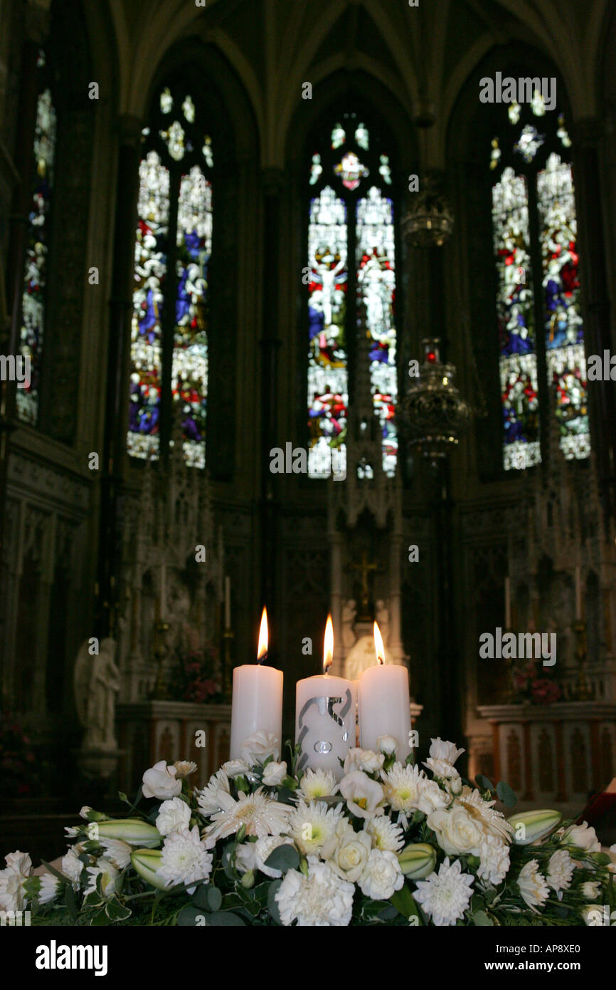 religious wedding candles