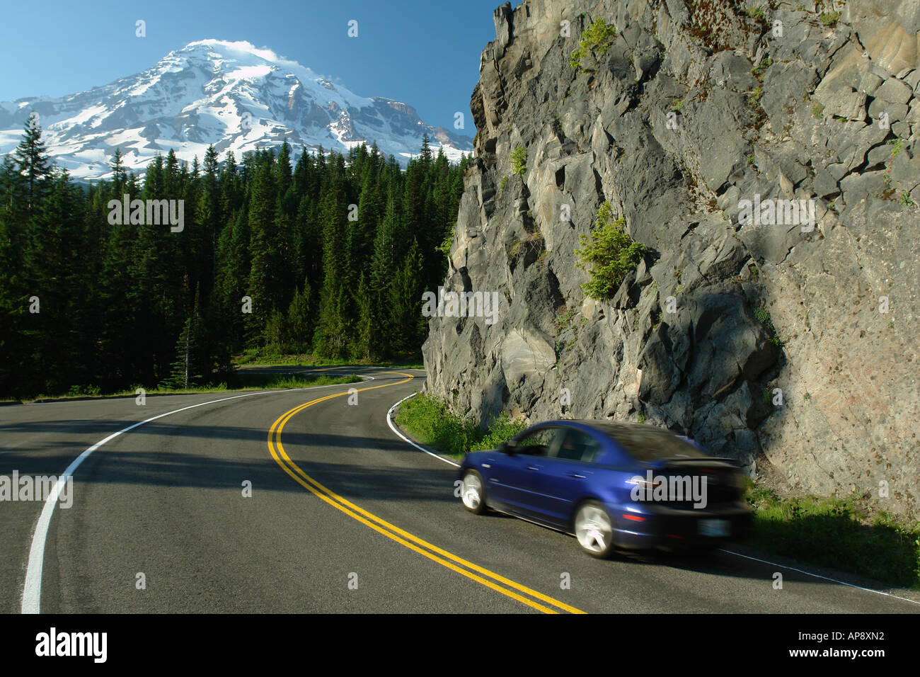 Mount Rainer Driving Mt rainier photos hi-res stock photography and images - Alamy