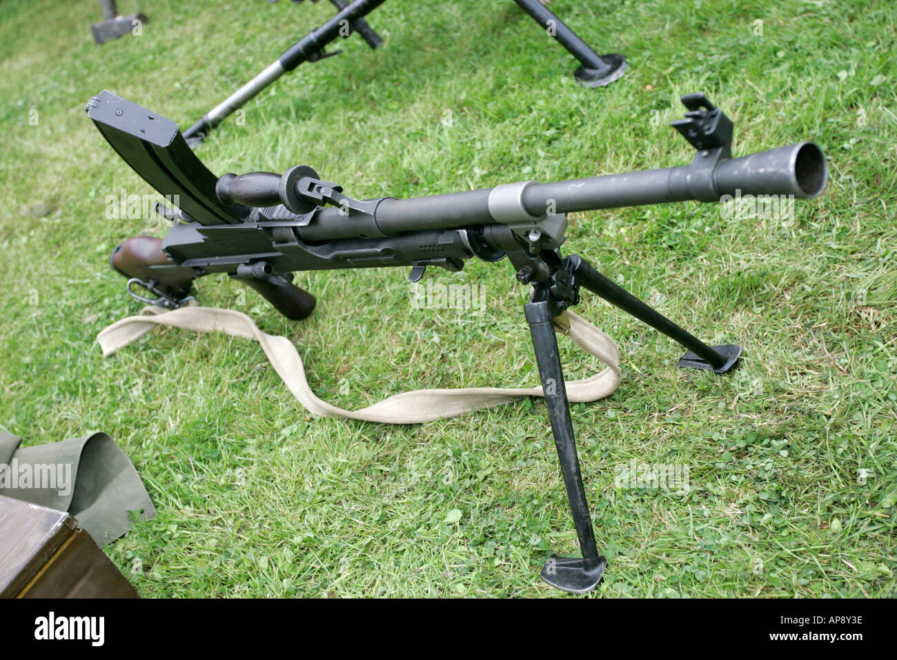 bren gun 303 at Grey Point Fort Helens Bay County Down Northern Ireland Stock Photo