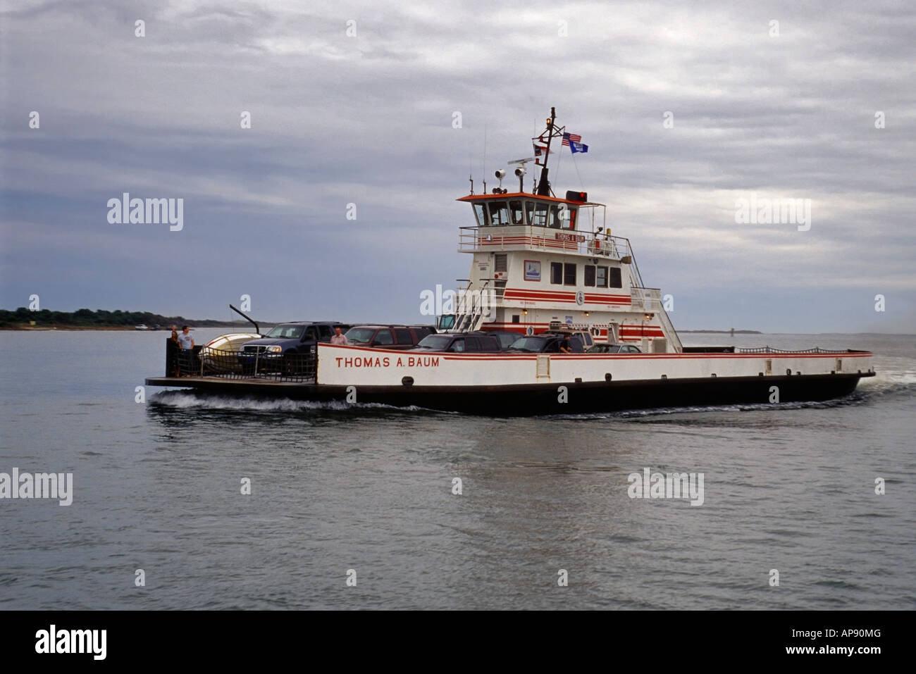 Hatteras Ocracoke Ferry Cape Hatteras North Carolina USA Stock Photo