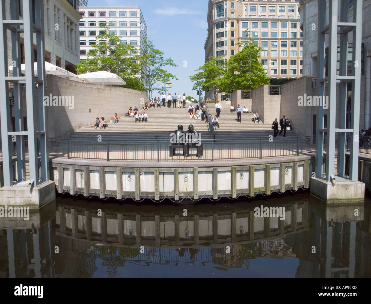 Views of Canary Wharf Docklands London England Stock Photo - Alamy