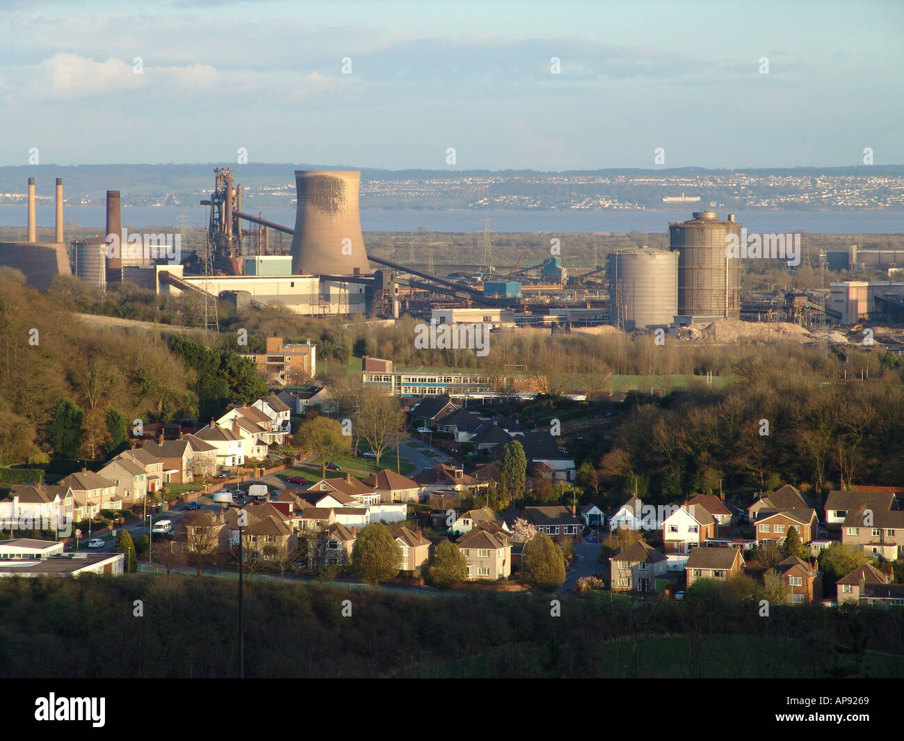 Llanwern Steelworks at Newport South Wales UK 2004 Stock Photo Alamy