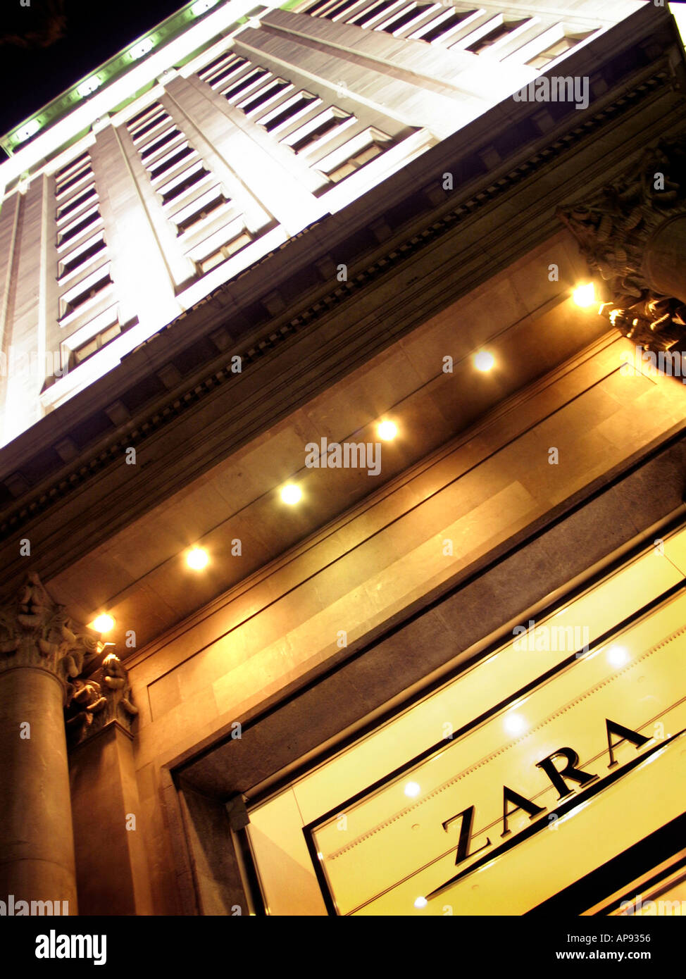 Zara department store Barcelona Spain Stock Photo Alamy