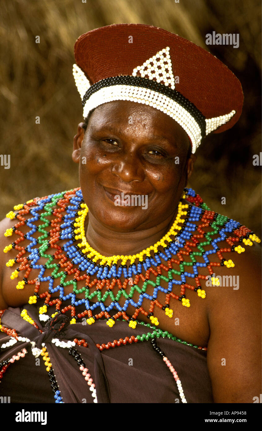 Zulu woman Natal South Africa Stock Photo