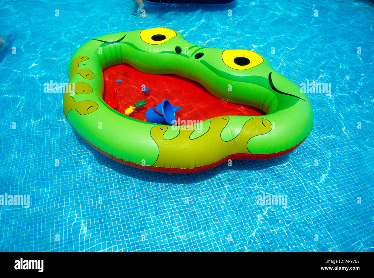 frog inflatable pool