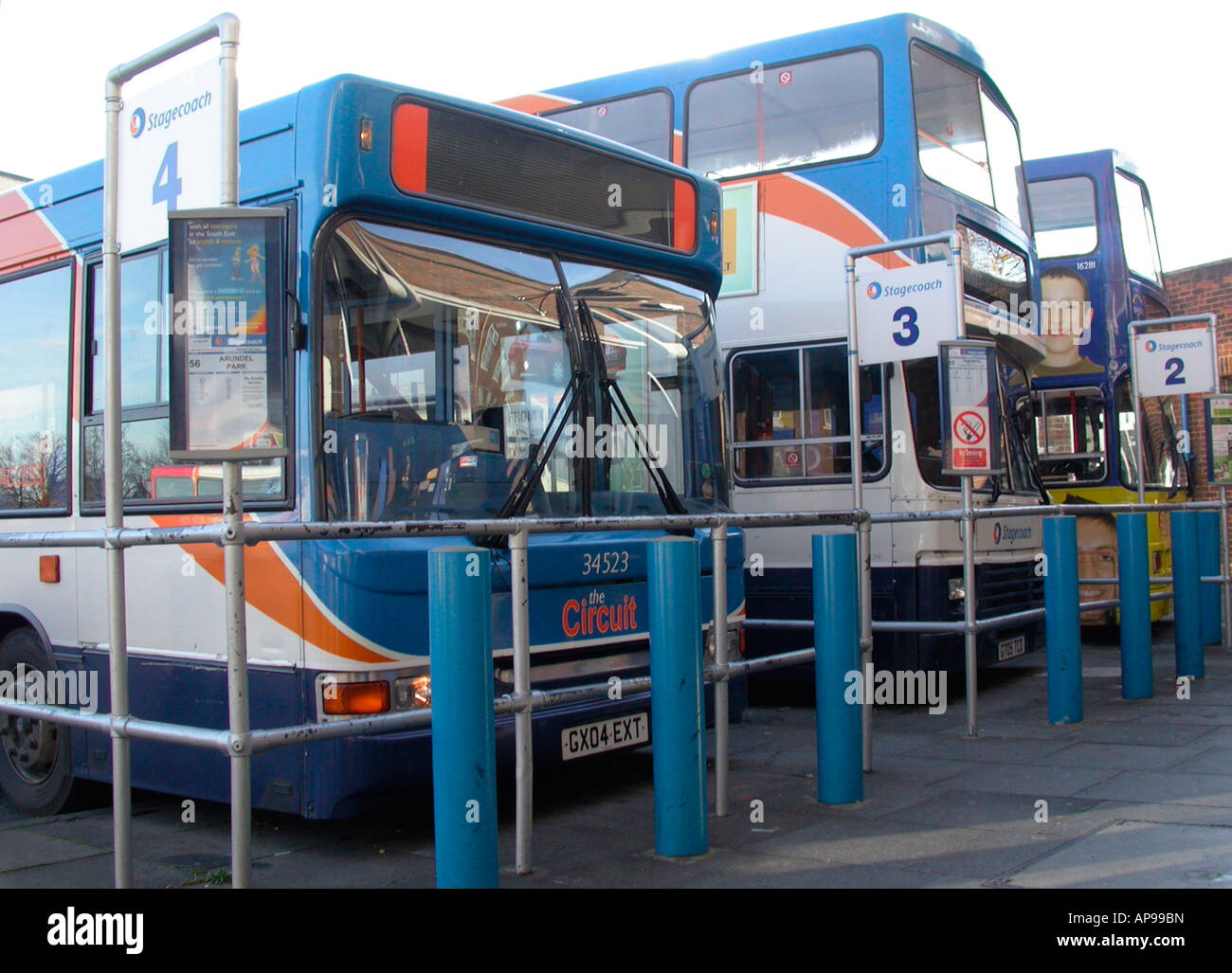 Stagecoach buses Chichester bus station West Sussex Stock Photo Alamy