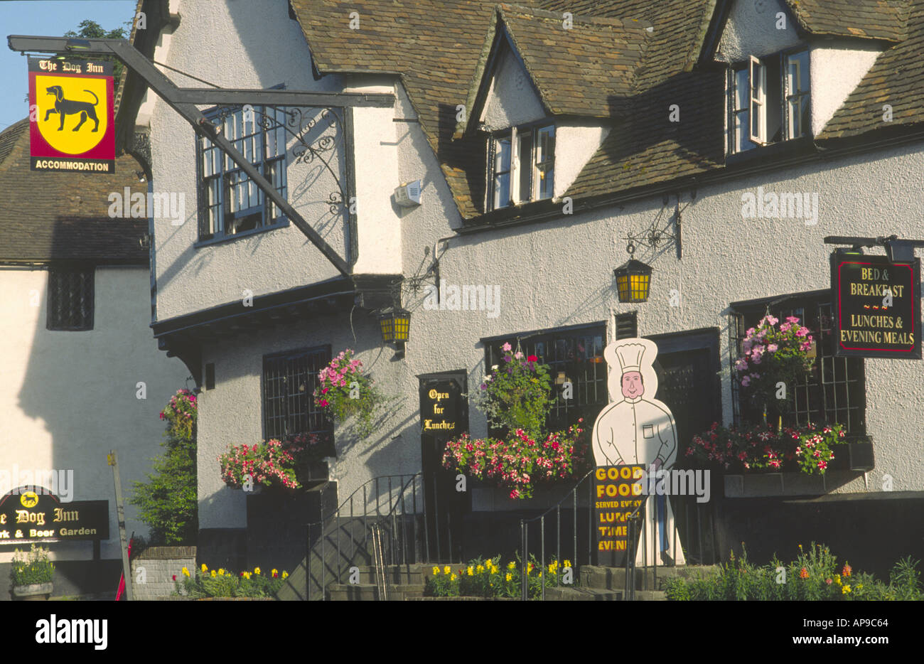 Pub Restaurant Hotel Wingham Kent England Stock Photo Alamy