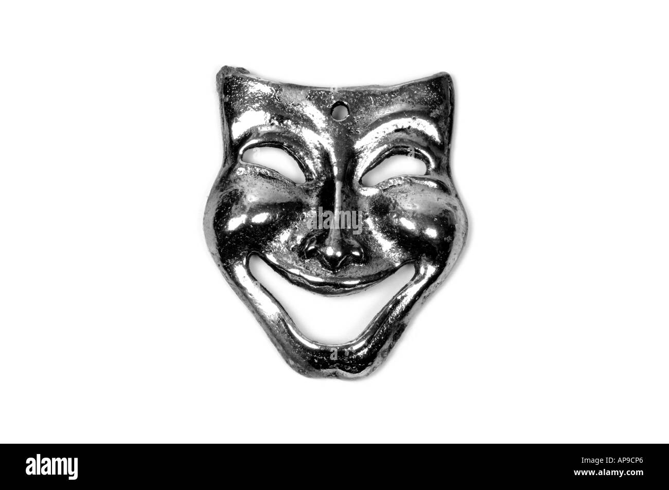 Comedy mask Symbollic representation of Theatre or drama Stock Photo