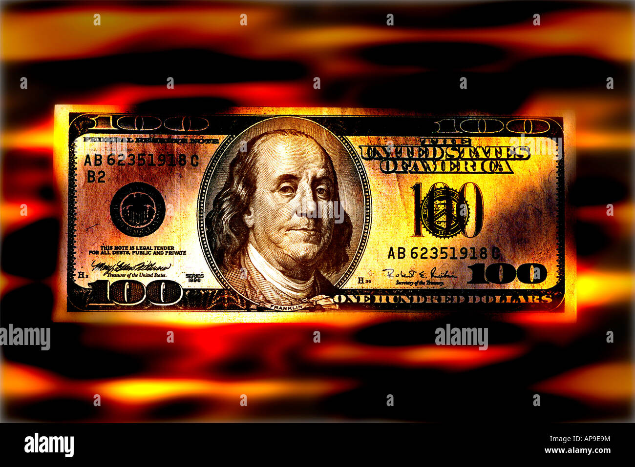 100 dollar bill hi-res stock photography and images - Alamy