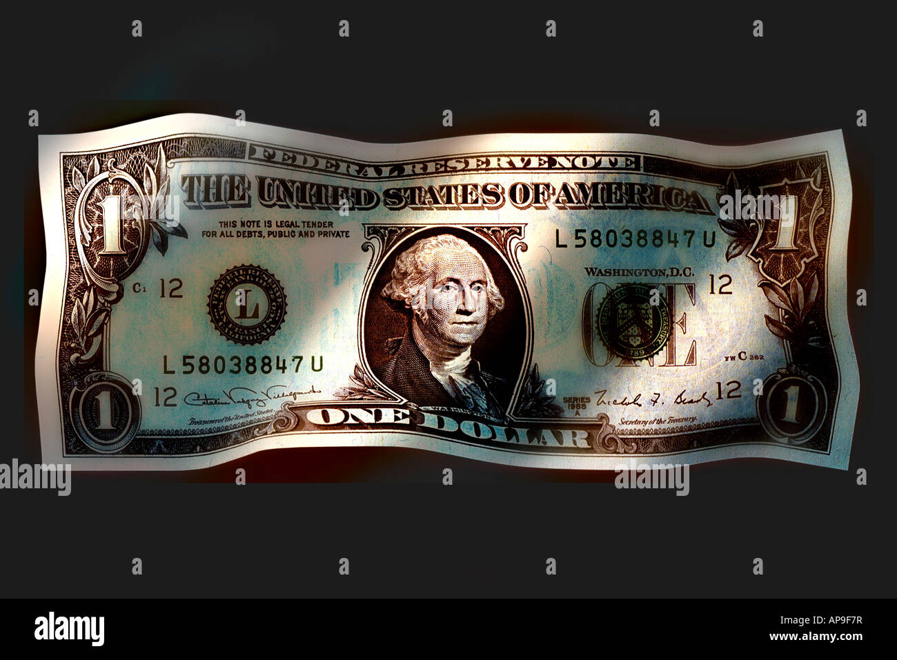 One dollar bill, concept Stock Photo - Alamy