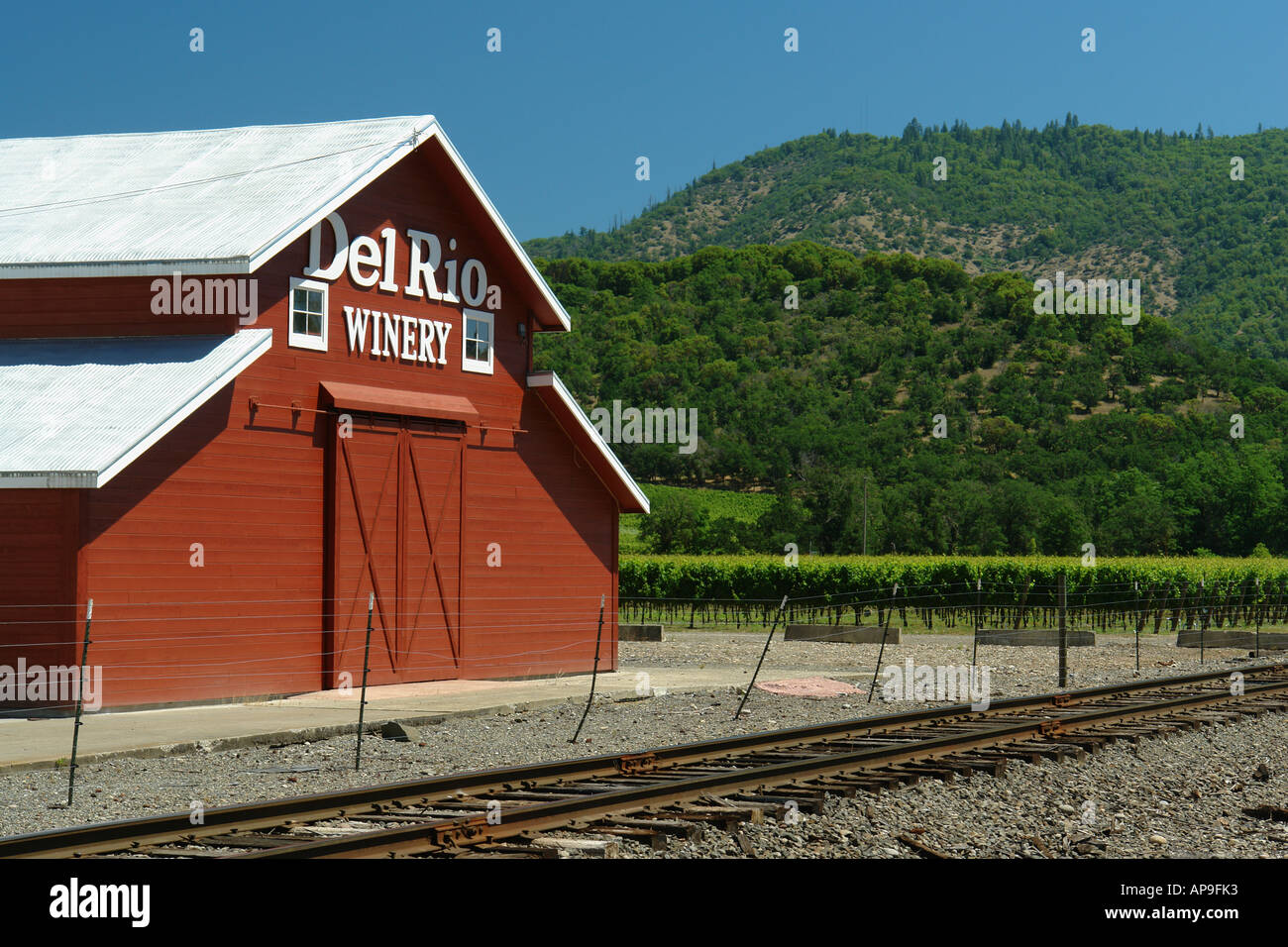 AJD51219 Gold Hill OR Oregon Del Rio Vineyards winery Stock Photo Alamy