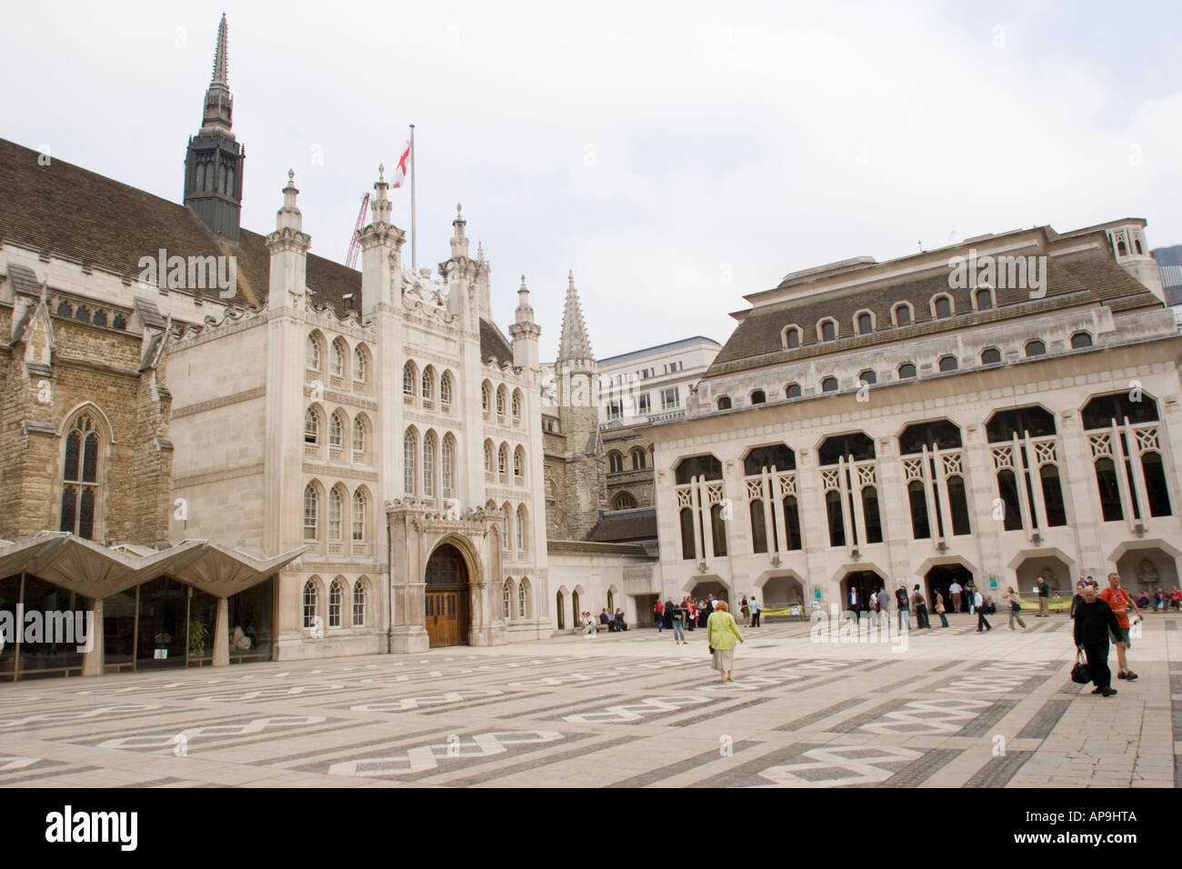 Guildhall and Art Gallery, Guildhall Yard, City of London GB UK Stock Photo
