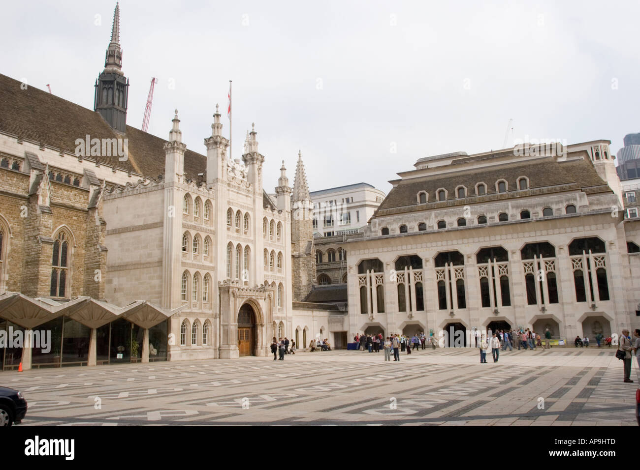 Guildhall and Art Gallery, Guildhall Yard, City of London GB UK Stock Photo