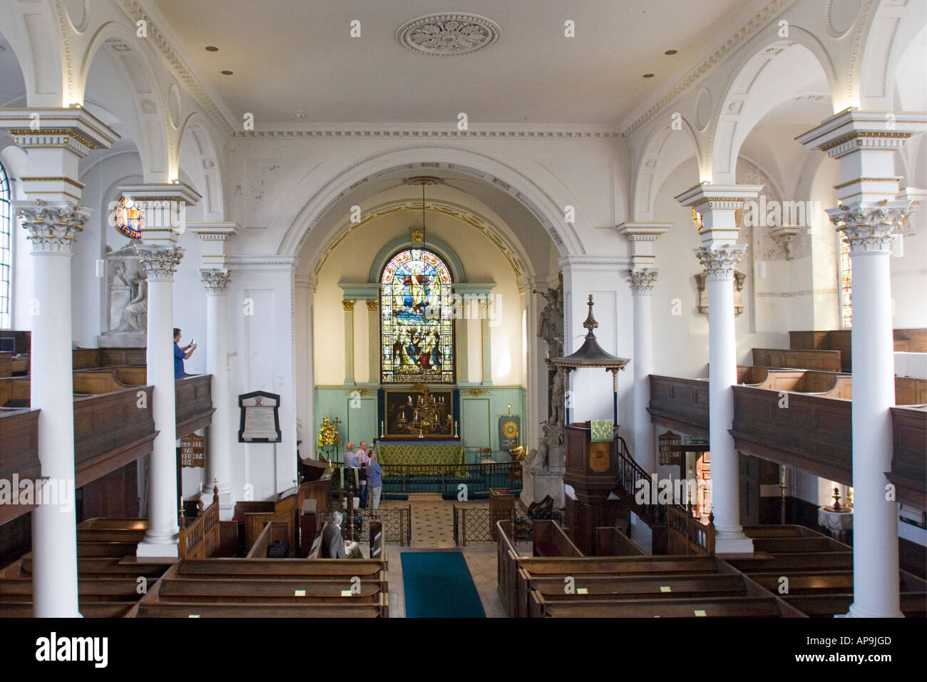Interior Of St Marys Wanstead East London Georgian Church