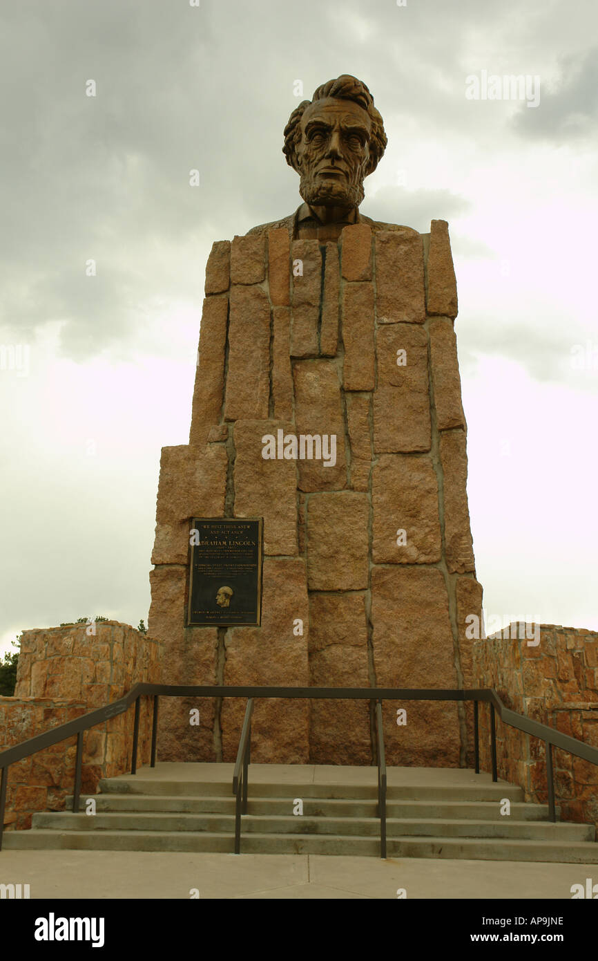 Abraham lincoln memorial wyoming hires stock photography and images