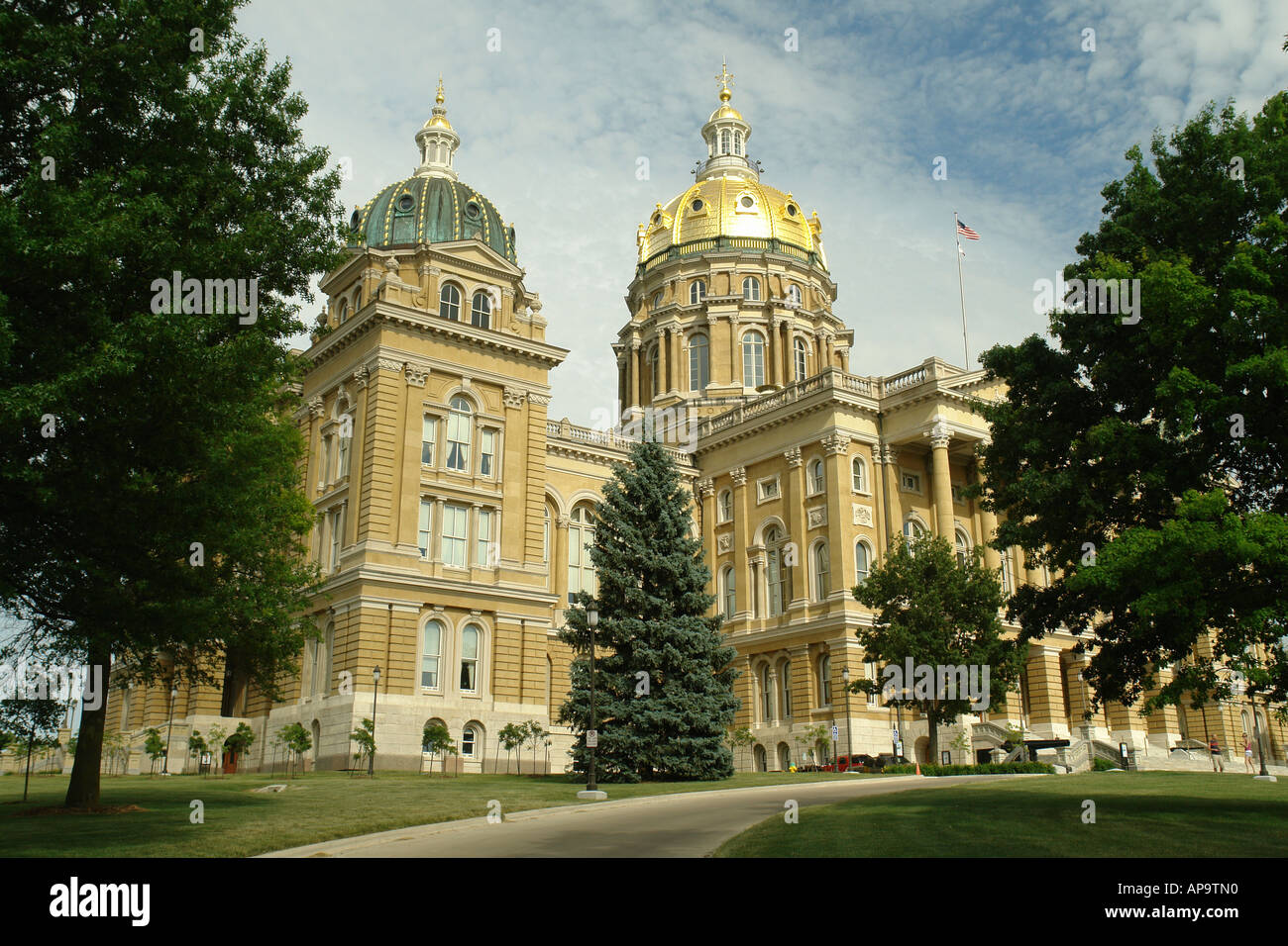 AJD50013, Des Moines, IA, Iowa, State Capitol Building Stock Photo