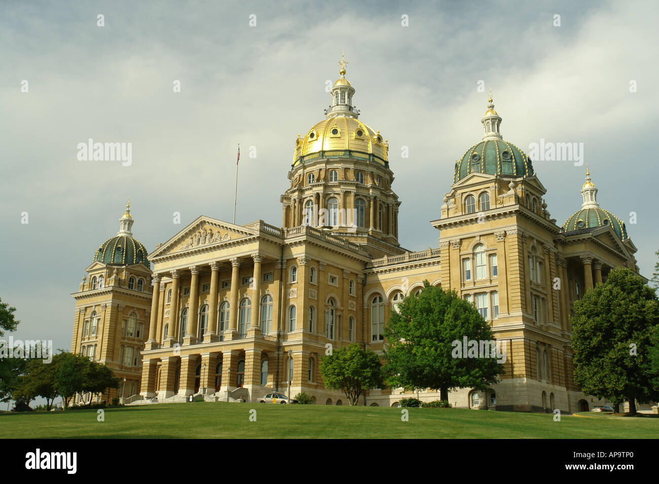 AJD50024, Des Moines, IA, Iowa, State Capitol Building Stock Photo
