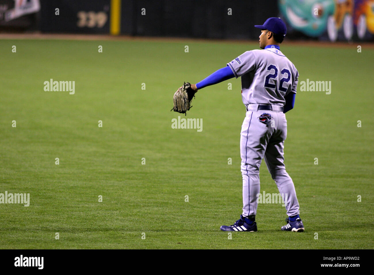 Jose Cruz, LA Dodgers v San Francisco Giants, SBC Park, 14
