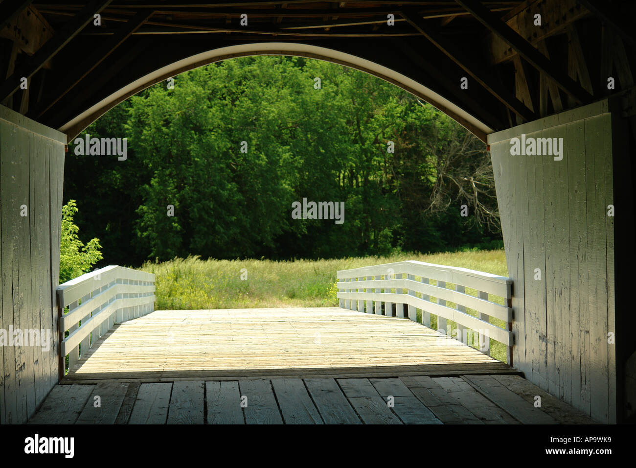 AJD50108, Madison County, IA, Iowa, Covered Bridges of Madison County, Roseman Bridge Stock Photo