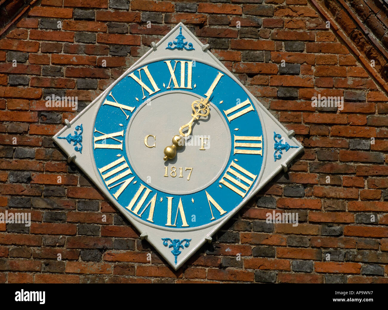 Wall Mounted Clock, England, UK Stock Photo Alamy