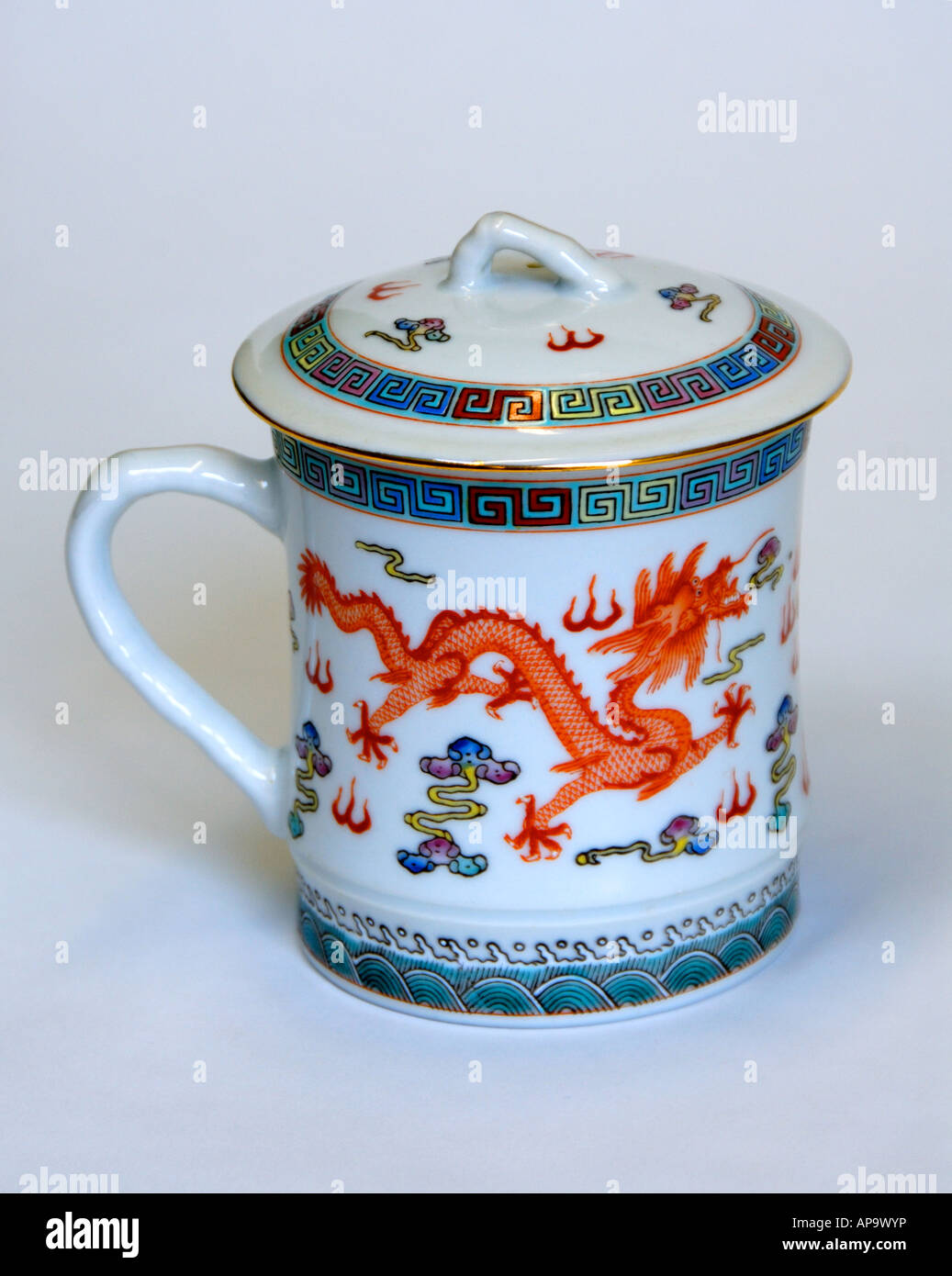 Chinese cup top with lid