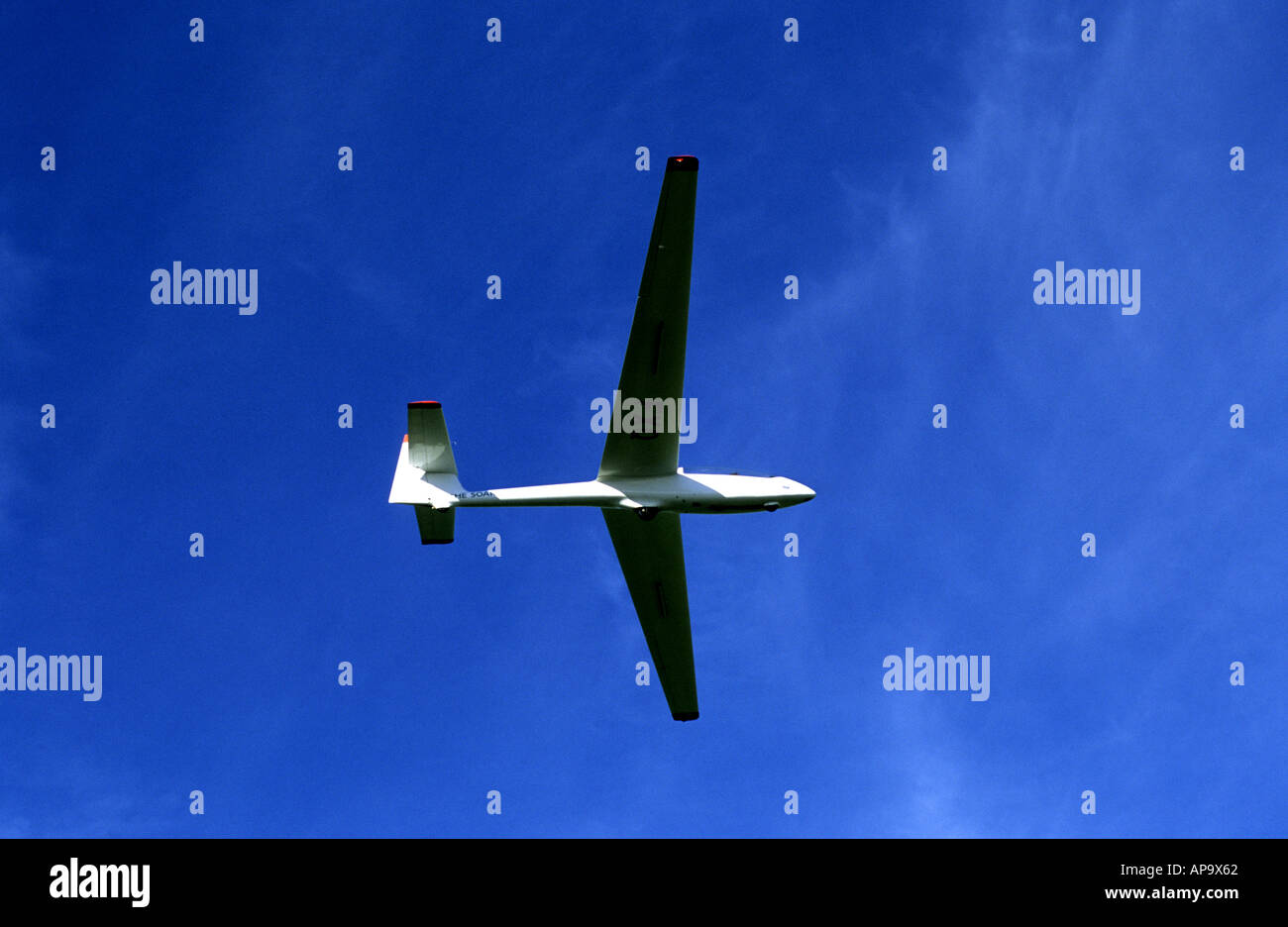 Glider flying at Sibbertoft Gliding Club, Leicestershire, England, UK