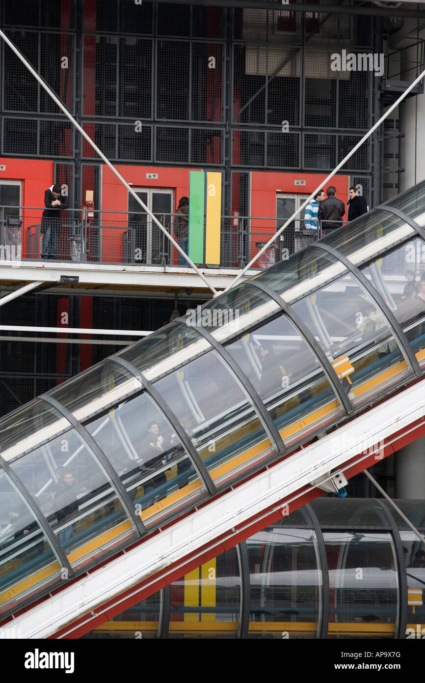 France, Paris, Pompidou Center Stock Photo