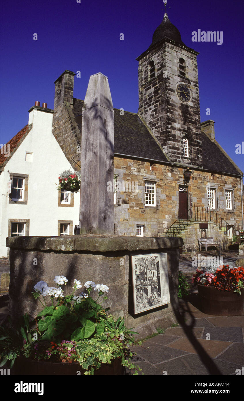 Culross Tron and Townhouse, Culross, Fife, Scotland, UK Stock Photo Alamy